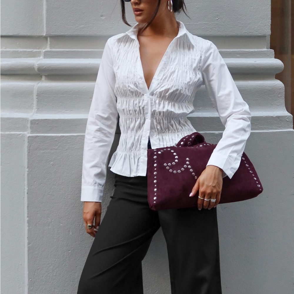 Princess Polly White Button Down Shirt